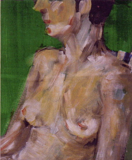 vrouw op campingstoel