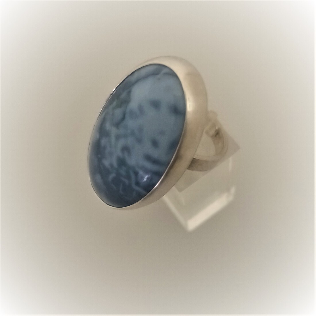 Ring met Chalcedoon