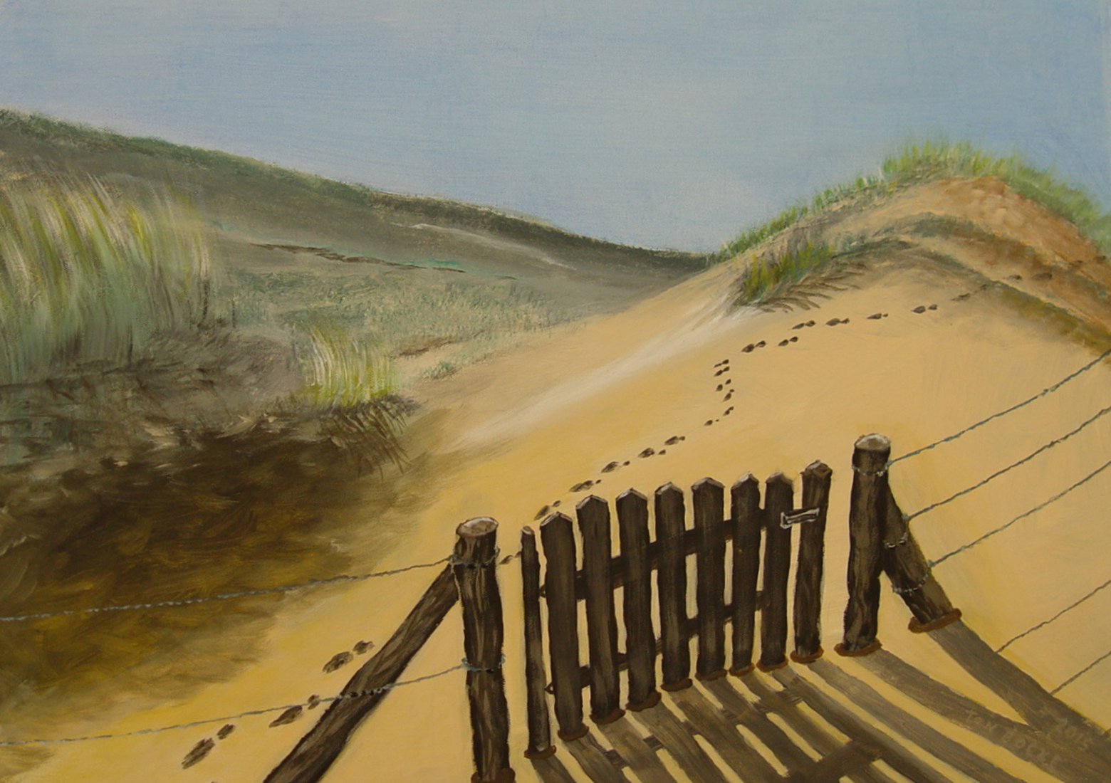 Hek tot toegang duingebied