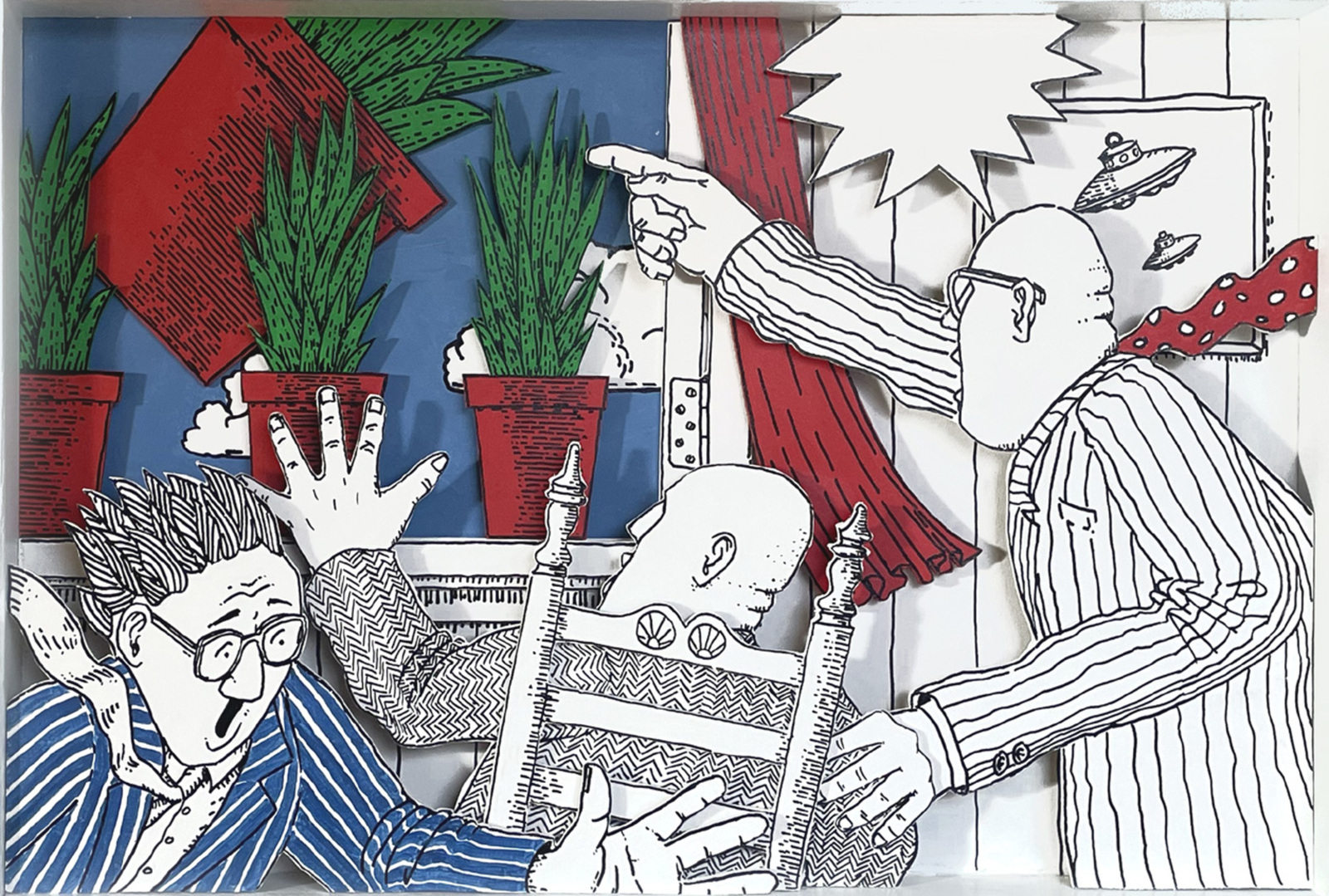 The chances of anything coming from Mars are a million to one, he said