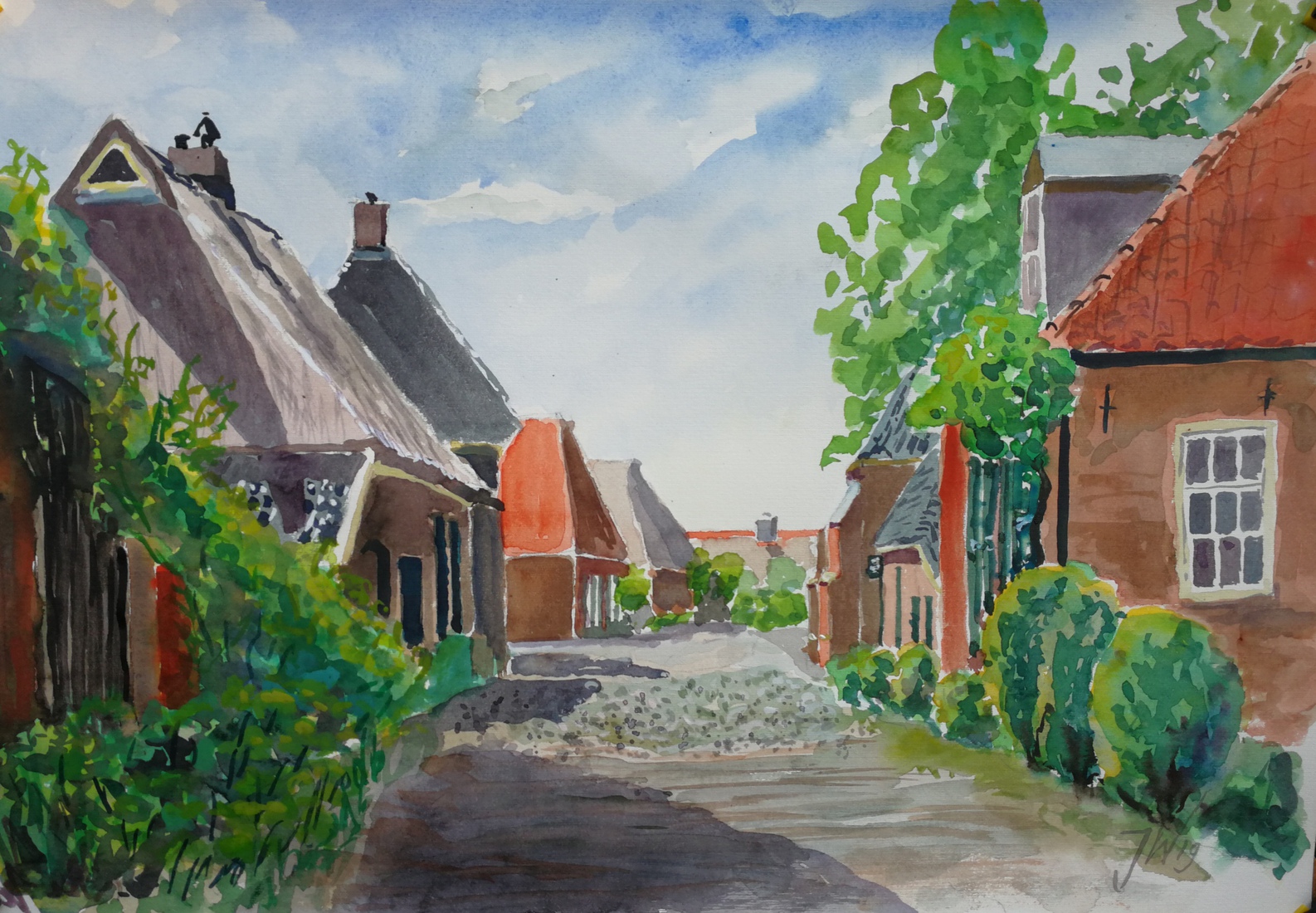 Straatje in Bronkhorst