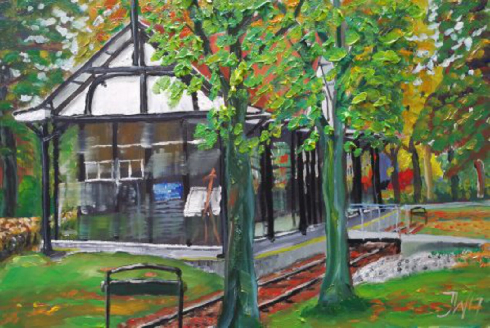 Oude tramstation van Gorssel