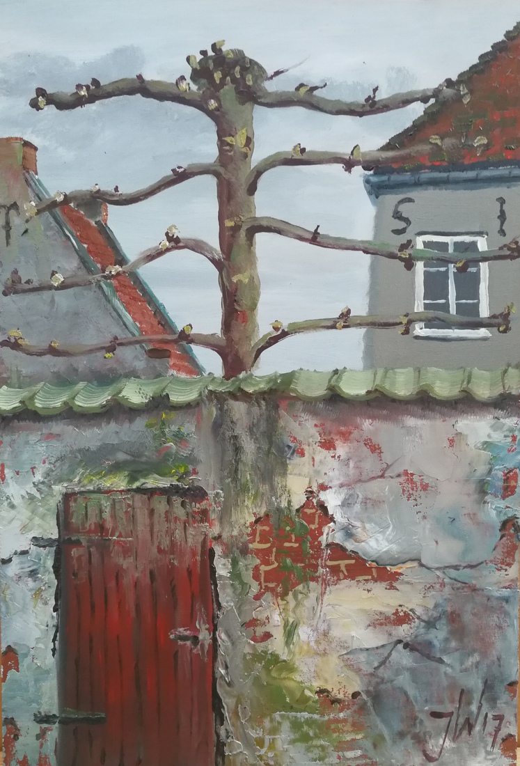 Oude muur in Doesburg