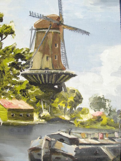 Molen aan het water