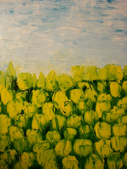 Gele tulpen