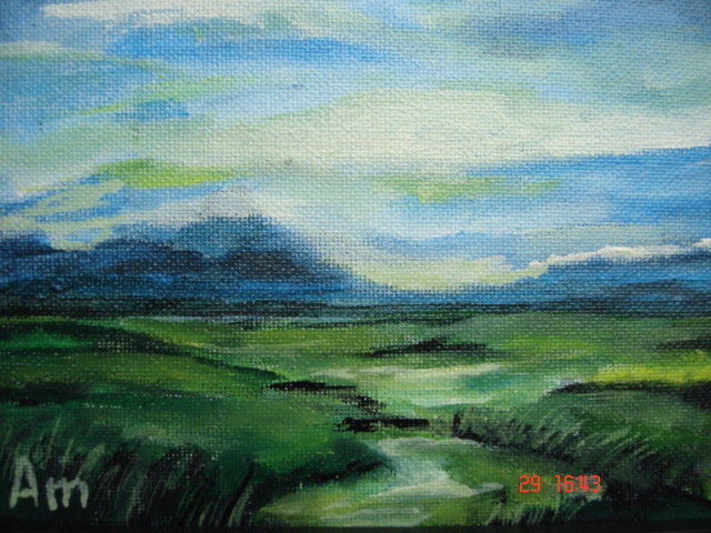 landschap met water mini