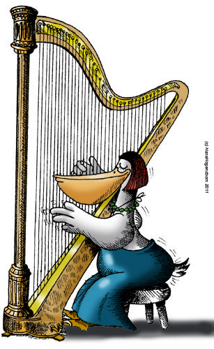Harpist Pelikaan
