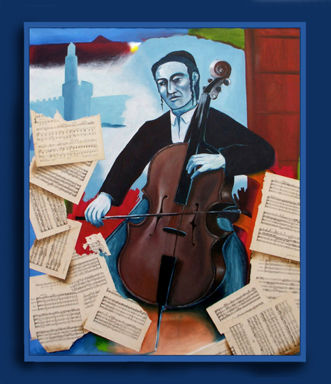 'The Celloplayer' (SOLD)