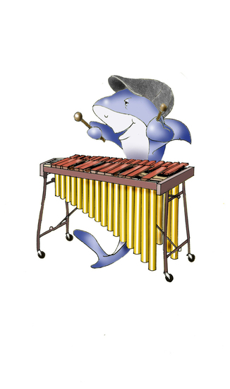 Haai speelt Vibrafoon