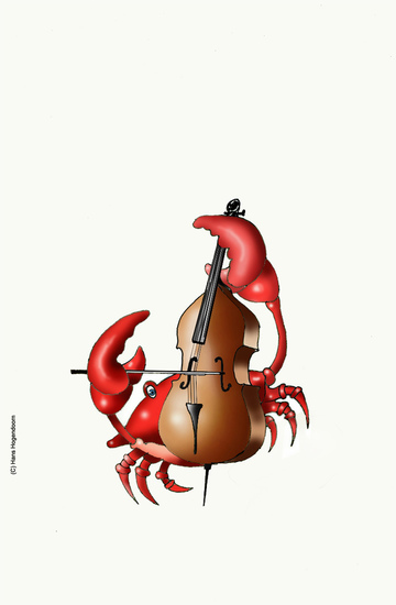 Crab speelt contra bas