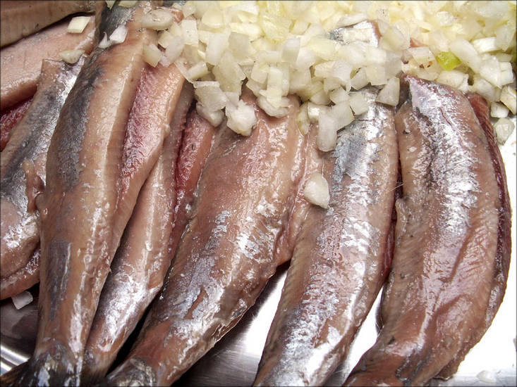 HERRING WITH ONIONS 1