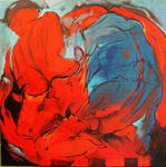 Acryl schilderijen uit het thema : Girls and bulls 2009