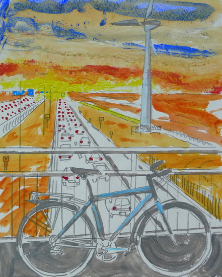 Vervoer bij ondergaande zon