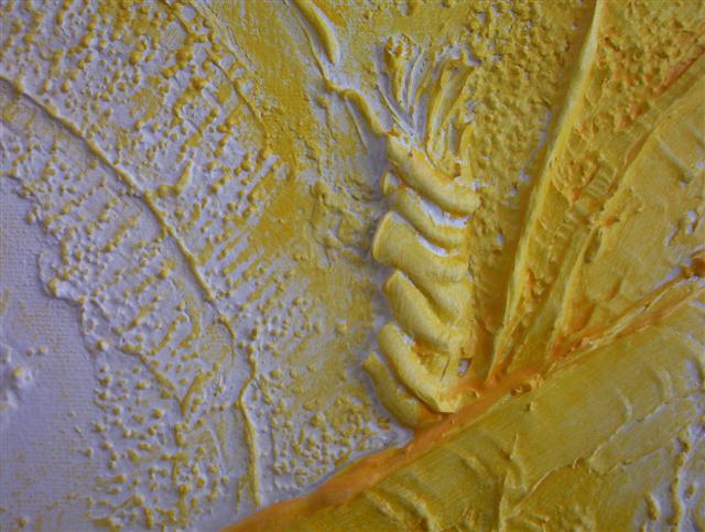 detail uit Yellow circle - strukturen