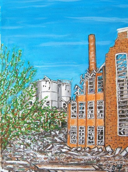 De Suikerfabriek in sloop