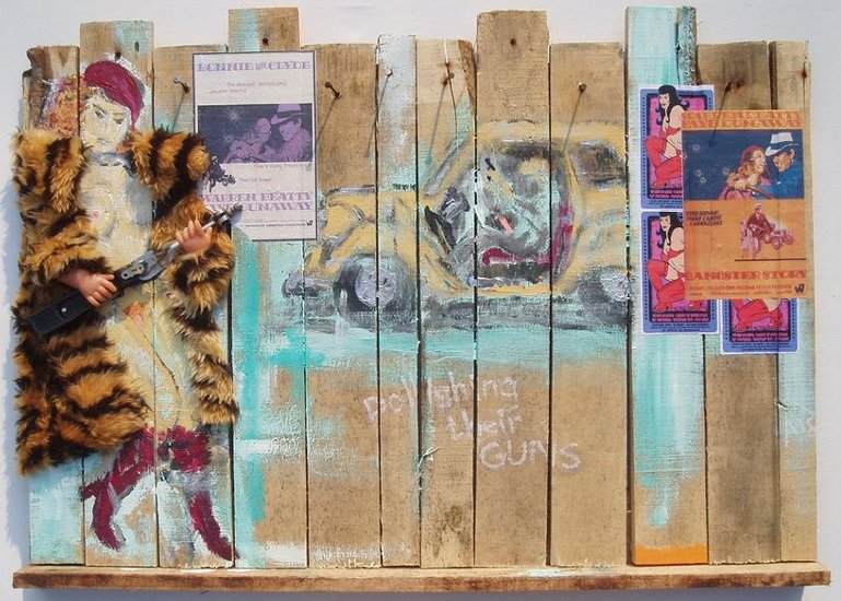 Bonnie And Clyde - poetsen hun pistolen