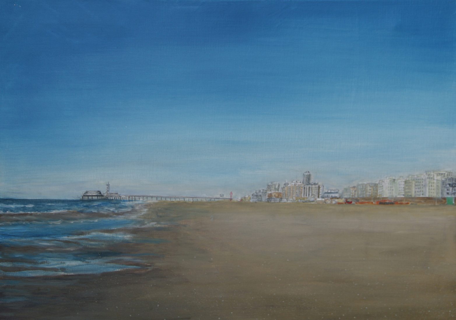 Het strand van Scheveningen