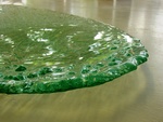 Het is eenvoud, het is chique en het heeft allure: Greenish, een andere vorm in glasfusen.