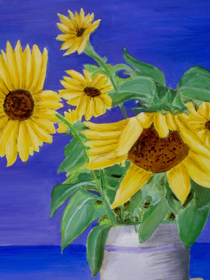 zonnebloemen (detail)