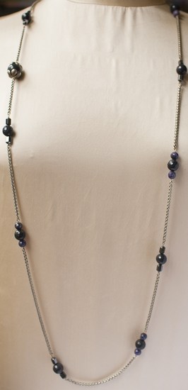 Malachiete Flower Collier