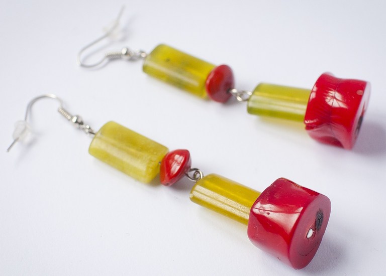 Coral Earrings