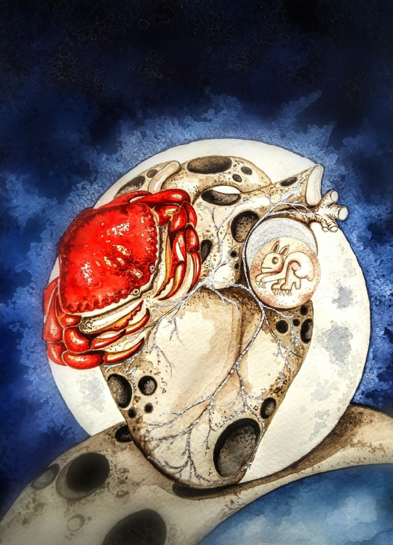 The heart of the moon, Het hart van de maan, El corazón de la luna