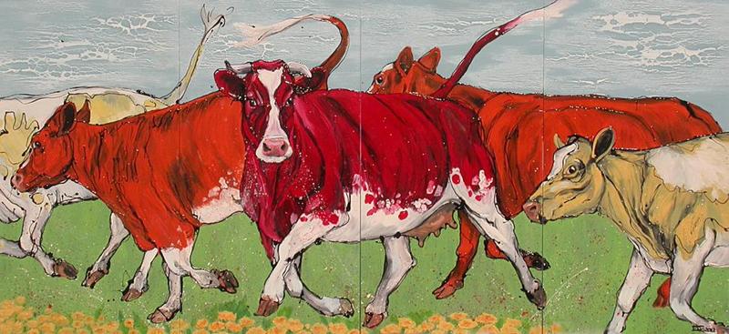 Colour Cluster Cows (Vierluik)