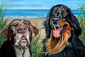Schilderijen van honden