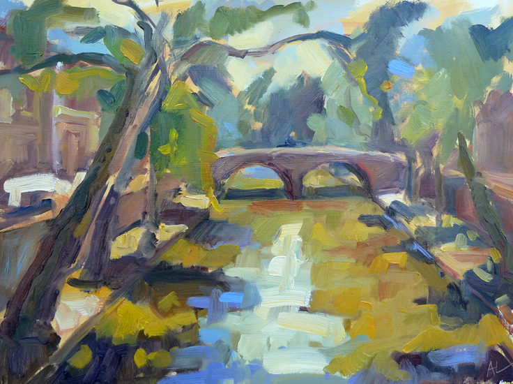 'Zomer aan de Oudegracht nr 2'