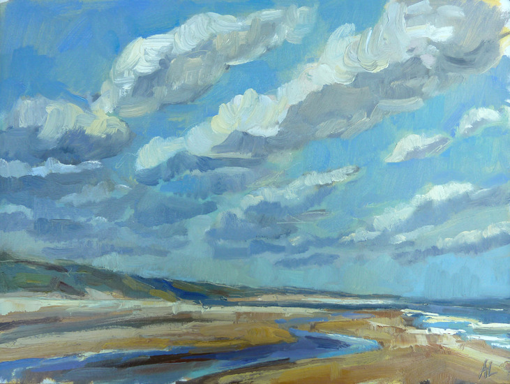 'Wolkenlucht in de zomer'