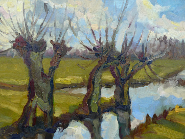 'Wilgen in de Herfst'