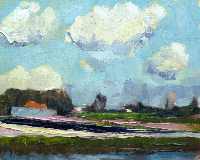 Wolken in het Voorjaar