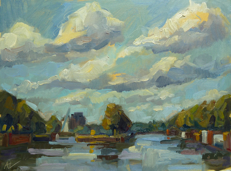 Wolkenlucht Merwedekanaal nr 2