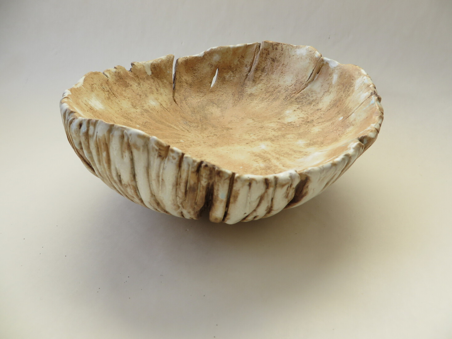 Curled mushroom head