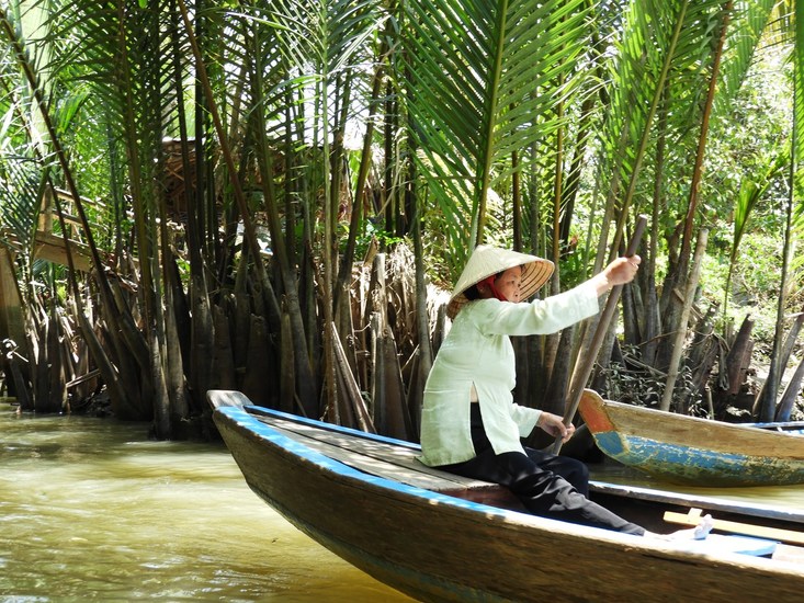 on the Mekong river