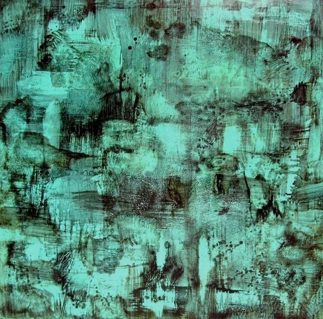 turquoise and the shadows