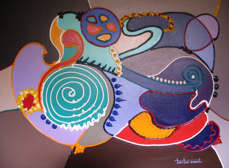 relief schilderij No,1