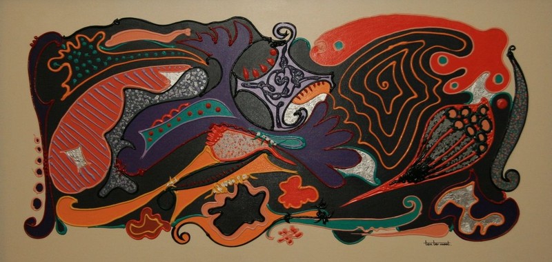 relief schilderij No,4