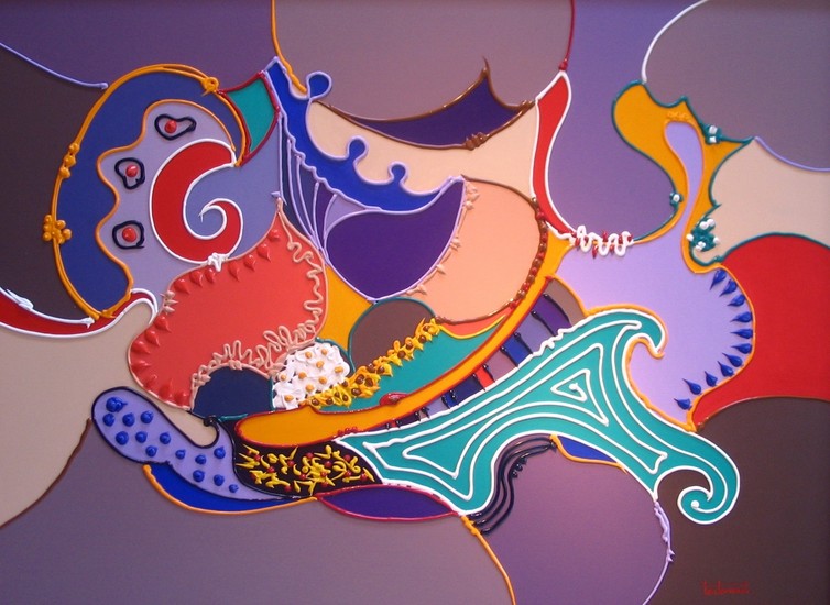 relief schilderij No,6