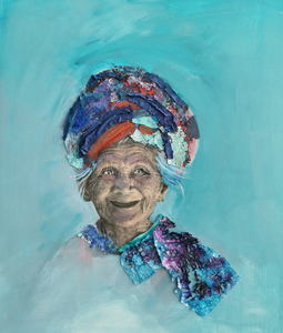 Schilderen met diverse materialen.