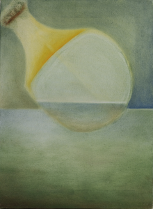 Abstract figuratieve werken, gebaseerd op kindertekeningen.