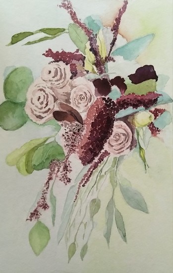 Josie's wedding bouquet