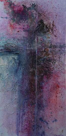 Mixed media painting