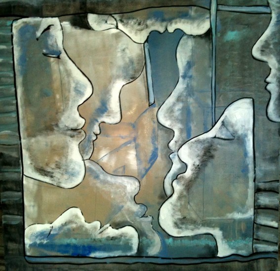 face profiles- verkocht- vraag naar kunst in opdracht