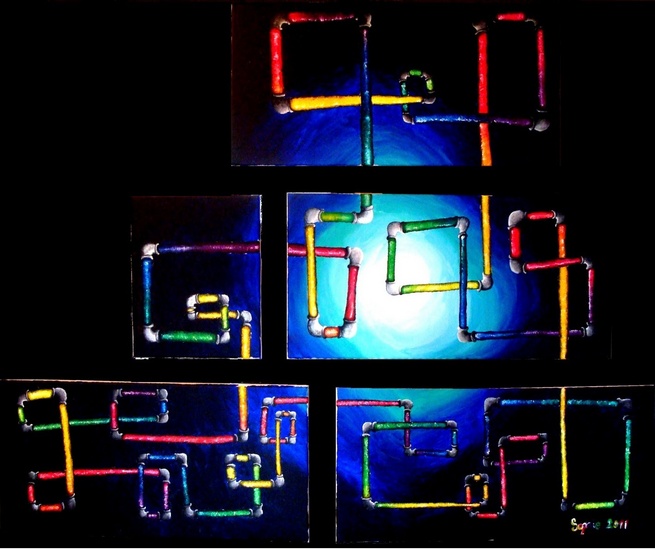 Regenboog buis -Arc-en-ciel de tuyaux