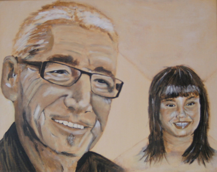 neef met kleindochter