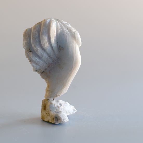 witte speksteen engel