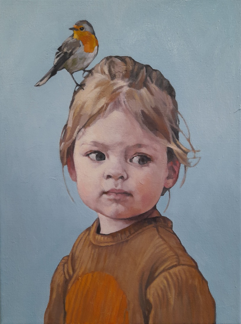 Imagine...there's a bird sitting on your head 