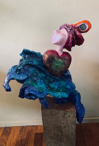 Tuinbeelden/ ornamenten gemaakt van acrylhars.