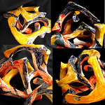 Sinds september 2005 heb ik de vele aspecten van klei ontdekt. Langzaam aan ontdek ik mijn eigen hoekje in dit uitgebreide genre.